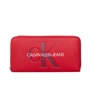 Calvin Klein dámská velká červená peněženka - OS (649)